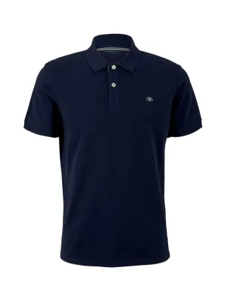 Tom Tailor - Basic Poloshirt blau - Gr. - XXL