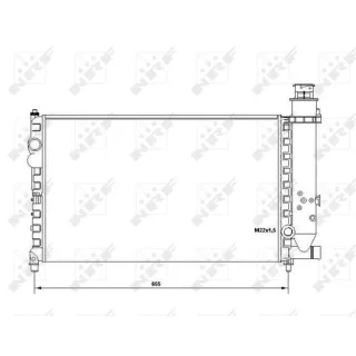 NRF Motork?hler Citroen Bx 58683
