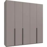 Wimex Kleiderschrank Mugano,in 5 Breiten,2 Höhen,2 Tiefen, viele Farben, Made in Germany (in Basic oder Premium Ausstattung) mit langen Griffen aus Metall, mit oder ohne Spiegel