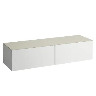 LAUFEN Waschtischunterschrank und Waschtischplatte ALESSI 500x1600x370 H4313300972601