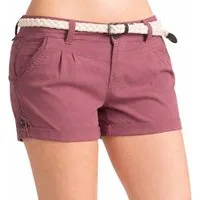 SUBLEVEL Shorts Damen Bermudas kurze Hose Baumwolle Hotpants Chino Sommer Hose Leichte Bermuda mit Stretchkomfort, Hotpant und Flechtgürtel