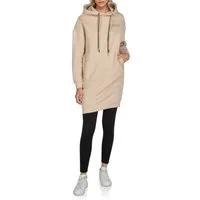 DENIMFY Sweatkleid Damen Kapuzenpullover DFAnna Oversize Freizeitkleid mit Kapuze