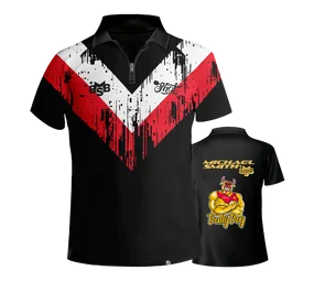 Shot Michael Smith White Stripe Dartshirt