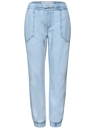 Street One - Jogg Jeans im Loose Fit blau - Gr. - 28