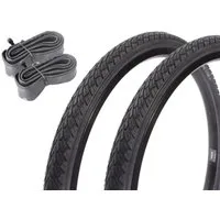 KHEbikes Fahrradreifen Fahrradreifen SET KUJO ONE 0 ONE A 26 Zoll x 1,75" + Schlauch AV
