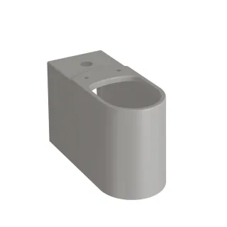 VitrA New Metropole Halbsäule zu Aufsatzschale rund Steingrau Matt,7543B076-1890 7543B076-1890
