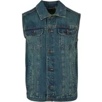 URBAN CLASSICS Jerseyweste Urban Classics Herren Denim Vest
