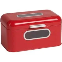 ECHTWERK Frischhaltedose Brotkasten Retro, Metall, Retro-Design, Robust, Einfache Reinigung