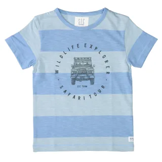 STACCATO - Kn.-T-Shirt, Streifen cloud blue str. - Gr. - 134