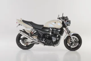 Sport Auspuff BOS Edelstahl gebürstet Suzuki GSX 1400 Bj.2002-2004 +ABE eintragungsfrei