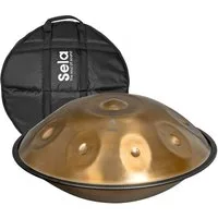 Sela Handpan Sela SE211 Harmony Handpan F Low Pygmy,Edelstahl, Inkl. Rucksacktasche