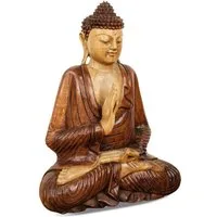 livasia Buddhafigur Ruheausstrahlender Buddha aus Bali, Vitarka Mudra (Höhe: 30 / 50cm)