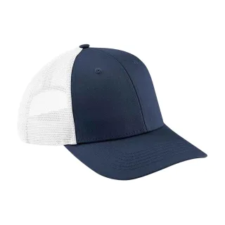 Beechfield - "Urbanwear" Trucker Cap (Marineblau/Weiß)