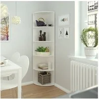 Vicco Eckregal Ecki, Weiß, 40 x 180 cm, 1-tlg.