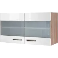 Flex-Well Glashängeschrank Florenz (B x H x T) 100 x 54,8 x 32 cm, mit Stollenglastüren
