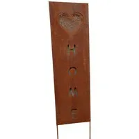 Deko-Impression Gartenstecker Gartenstab / Gartenstecker "HOME" (1-St)