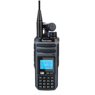 Quansheng TK118 Walkie Talkie 10W Dual Band Radio 999 Channels Long Range Rechargeable Two Way Communication Device Port
