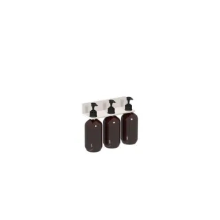 Laufen ASSIST Ablage H383AS12680001 257x101 mm, 3 Seifenspender weiß matt
