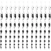 HAC24 Windspiel Windspirale Vogelabwehr Vogelschreck Spirale Taubenabwehr Vogelschutz (12 St), Reflektierend, 29 cm, mit Aufhängeöse und Aufhängeschnur
