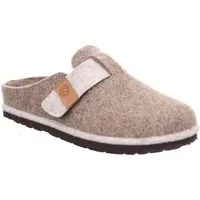 Rohde D.Meran Pantoffel Hausschuh, Filz Clog, Schlappen mit Klettriemchen
