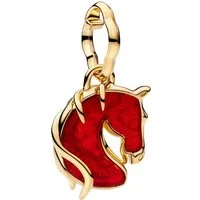 Pandora Charm-Einhänger 764431C01, rotes Pferd
