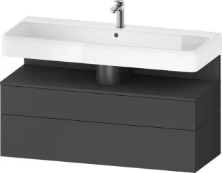 Duravit Qatego Waschtischunterbau wandhängend Graphit Matt 1190x470x590 mm - QA4396049490000 QA4396049490000
