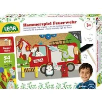 Lena® Spiel Hammerspiel Feuerwehr, Kinderspiel