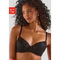 LASCANA Bügel-BH aus feiner Jacquardspitze, sexy Dessous