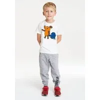 LOGOSHIRT T-Shirt Sendung mit der Maus - Maus & Elefant mit coolem Print