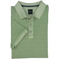 Engbers Poloshirt Herren Poloshirt aus Baumwolle mit Farbeffekt, Hellgruen