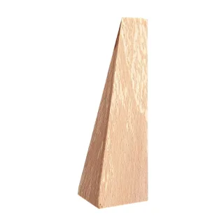 3D Hartholzkeil | Feuerwehrstore | Buche, Esche, Eiche | dreidimensional geformt | Steigerung von 1-25mm bzw. 20-40mm | Unterlegkeil | Fixierung