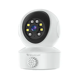 Vstarcam CS49LM 3MP HD Smart Indoor Network Security Camera with Smoke Gas Detector PTZ Color Night Vision Human Trackin