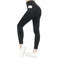 Frentree Leggings mit Taschen für Damen, Lange Sporthose, (High Waist, Yogaleggings in vielen Farben) Laufhose mit hohem Komfort