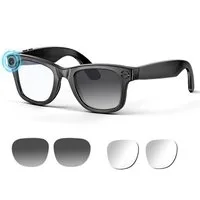 AeroAxis Sonnenbrille Smart Brille mit Kamera 8MP KI Videoaufnahme für Herren & Damen mit Echtzeitübersetzung, Open-Ear-Audio sowie Video- Sonnenbrille