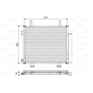 Valeo Klimakondensator Nissan Pixo UA0 Suzuki Alto 7 1.0 68 PS