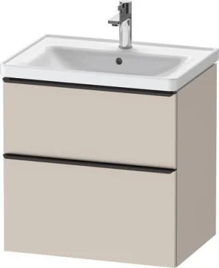 Duravit D-Neo Waschtischunterbau wandhängend Taupe Matt 634x452x625 mm - DE43540BD910000 DE43540BD910000