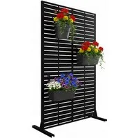 relaxdays Sichtschutzelement Sichtschutz für Garten Lamellen, (1-St)