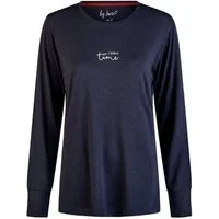 By Louise Pyjamaoberteil Damen Schlafanzugshirt mit langem Arm (1-tlg) Sleepshirt