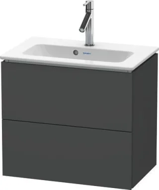 Duravit L-Cube Waschtischunterbau wandhängend Graphit Matt 620x391x550 mm - LC625604949 LC625604949