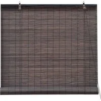 Rollo Bambusrollo, 60 x 130 cm, dunkelbraun, Victoria M., verdunkelnd, ohne Bohren, freihängend, verschraubt, ohne Bohren, zum Schrauben
