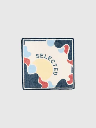 selected men - SLHSIMON LANO HANKIE stratified sea