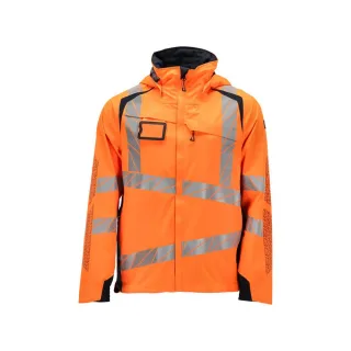 MASCOT Herren Hard Shell Jacke ACCELERATE SAFE Hi-vis Orange / Schwarzblau M - 19001-449-14010-M