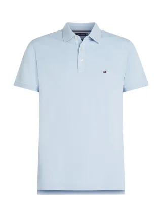 Tommy Hilfiger - Slim fit: Poloshirt blau - Gr. - XL