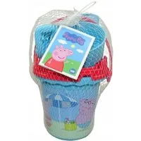 Hasbro Sandkasten Peppa Wutz Sandspielzeug Set Eimer Schaufel Förmchen Rechen Sieb, (1-tlg)