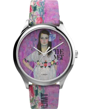 Timex The Met X Klimt Damen-Multicolor-Uhr TW2W24900
