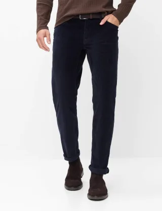 Brax Herren Cordhose Style COOPER NIGHT BLUE, dunkelblau, Gr. 30/32
