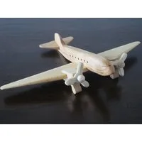 Holzprodukte Spielzeug-Flugzeug Flugzeug Bomber Flieger Oldtimer Passagierflugzeug Modell Holz NEU