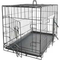 MYPETS Tiertransportbox Hundegitterbox Safe Hundetransportbox Hundebox Transportbox