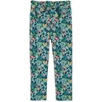 vertbaudet Stoffhose Mädchen 3/4-Hose aus fließendem Stoff Bundweite verstellbar