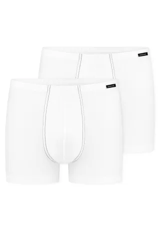 SCHIESSER - 2PACK Shorts weiss - Gr. - 8